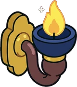 Wall lights, a sticker from the The Magic Classroom world