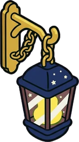 Wall lights, a sticker from the The Magic Classroom world