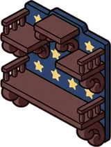 Wall shelves, a sticker from the The Magic Classroom world