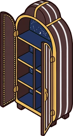 Wardrobes, a sticker from the The Magic Classroom world