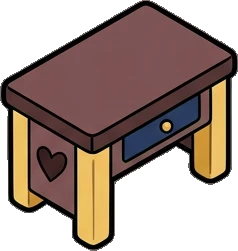 Desks and workbenches, a sticker from the The Magic Classroom world
