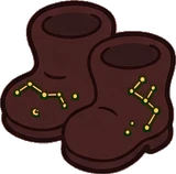 Bags, hats and shoes, a sticker from the The Magic Classroom world