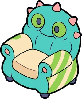 Armchairs, a sticker from the The Monster Family world
