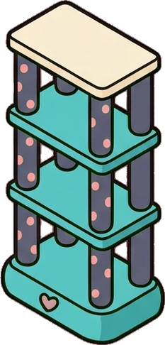 Bookcases, a sticker from the The Monster Family world