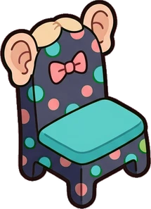 Chairs, a sticker from the The Monster Family world