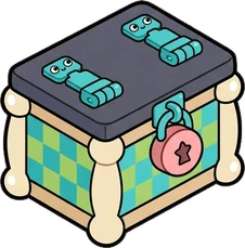Chests and trunks, a sticker from the The Monster Family world