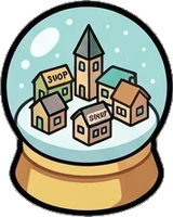 Collectibles, a sticker from the The Monster Family world