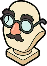 Collectibles, a sticker from the The Monster Family world