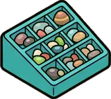 Collectibles, a sticker from the The Monster Family world