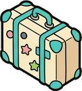 Collectibles, a sticker from the The Monster Family world