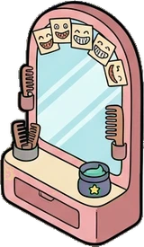 Gadgets and devices, a sticker from the The Monster Family world