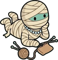 People lying down, a sticker from the The Monster Family world