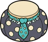 Poufs and ottomans, a sticker from the The Monster Family world