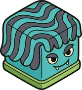 Poufs and ottomans, a sticker from the The Monster Family world