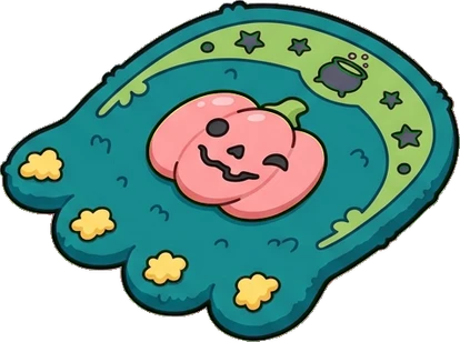 Rugs, a sticker from the The Monster Family world