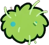 Little things, a sticker from the The Monster Family world