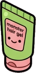 Shelf things, a sticker from the The Monster Family world