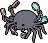Cats and small animals, a sticker from the The Monster Family world