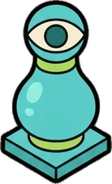 Candles and small lights, a sticker from the The Monster Family world