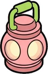 Candles and small lights, a sticker from the The Monster Family world