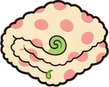 Cushions and blankets, a sticker from the The Monster Family world