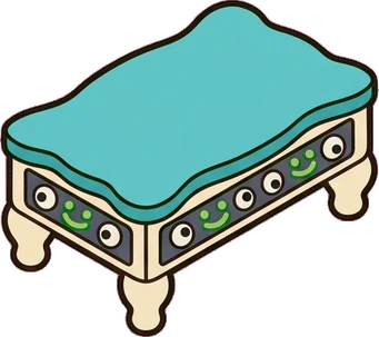 Tables, a sticker from the The Monster Family world