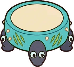 Tables, a sticker from the The Monster Family world