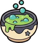 Food and drinks, a sticker from the The Monster Family world