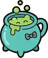Food and drinks, a sticker from the The Monster Family world
