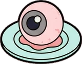 Food and drinks, a sticker from the The Monster Family world