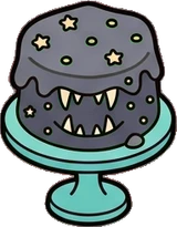 Food and drinks, a sticker from the The Monster Family world