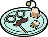 Food and drinks, a sticker from the The Monster Family world