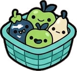 Food and drinks, a sticker from the The Monster Family world