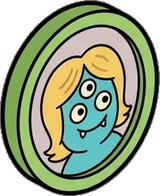 Wall art and frames, a sticker from the The Monster Family world