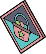 Wall art and frames, a sticker from the The Monster Family world