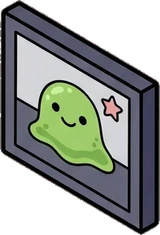 Wall art and frames, a sticker from the The Monster Family world