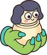 Wall lights, a sticker from the The Monster Family world