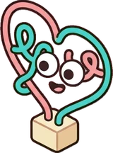 Wall lights, a sticker from the The Monster Family world