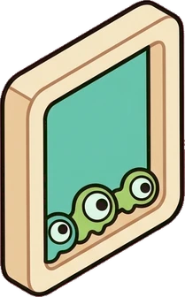 Windows, a sticker from the The Monster Family world