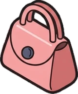 Bags, hats and shoes, a sticker from the The Monster Family world