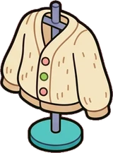 Bags, hats and shoes, a sticker from the The Monster Family world