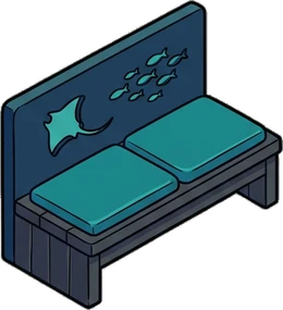 Benches, a sticker from the The Night Aquarium world