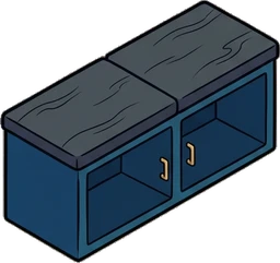 Benches, a sticker from the The Night Aquarium world