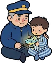 People together, a sticker from the The Night Aquarium world