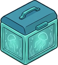 Chests and trunks, a sticker from the The Night Aquarium world