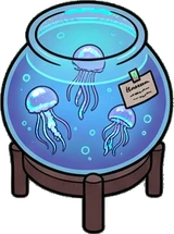 Pet beds and homes, a sticker from the The Night Aquarium world