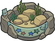 Pet beds and homes, a sticker from the The Night Aquarium world