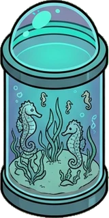 Pet beds and homes, a sticker from the The Night Aquarium world