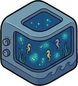 Gadgets and devices, a sticker from the The Night Aquarium world
