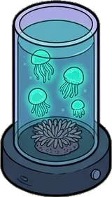 Gadgets and devices, a sticker from the The Night Aquarium world